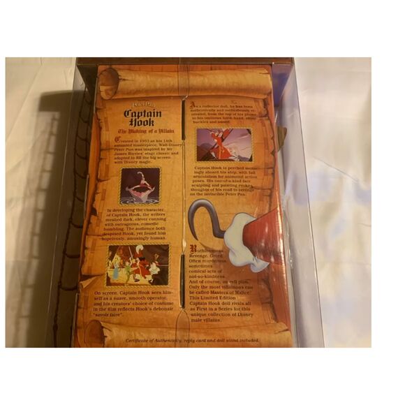 Brand New Vintage Captain Hook Doll - Picture 7 of 8